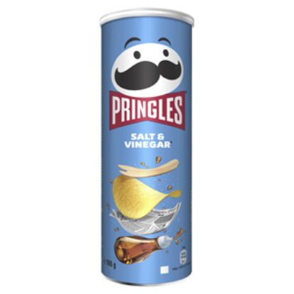 Picture of Pringles Lge Salt & Vinegar 165g x19